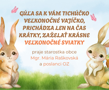 Aktuality / Veľkonočný pozdrav - foto